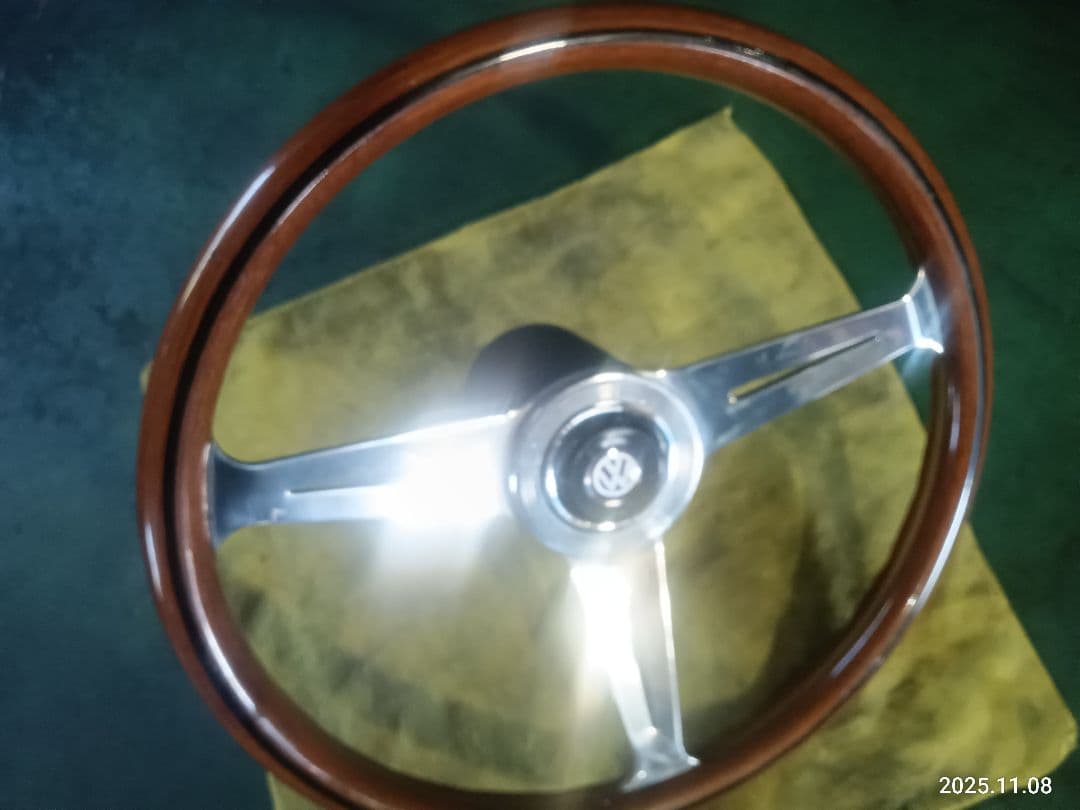 ✩クリスマスセール？！✩ナルディーウッドステアリング！　to-74VW ボス付き