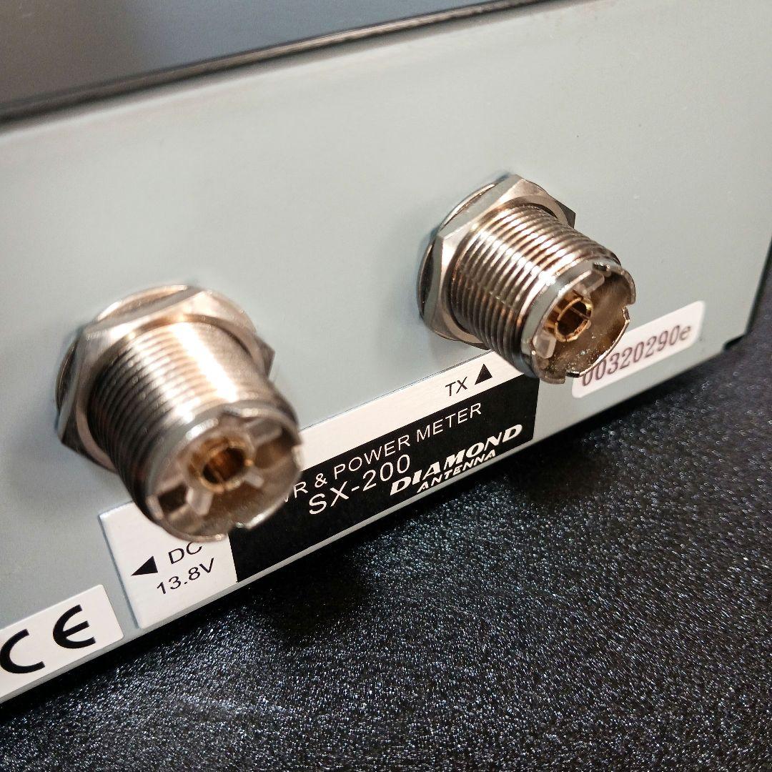 ダイヤモンドSX200 高性能 通過形SWR・パワー計「1.8～200MHz」