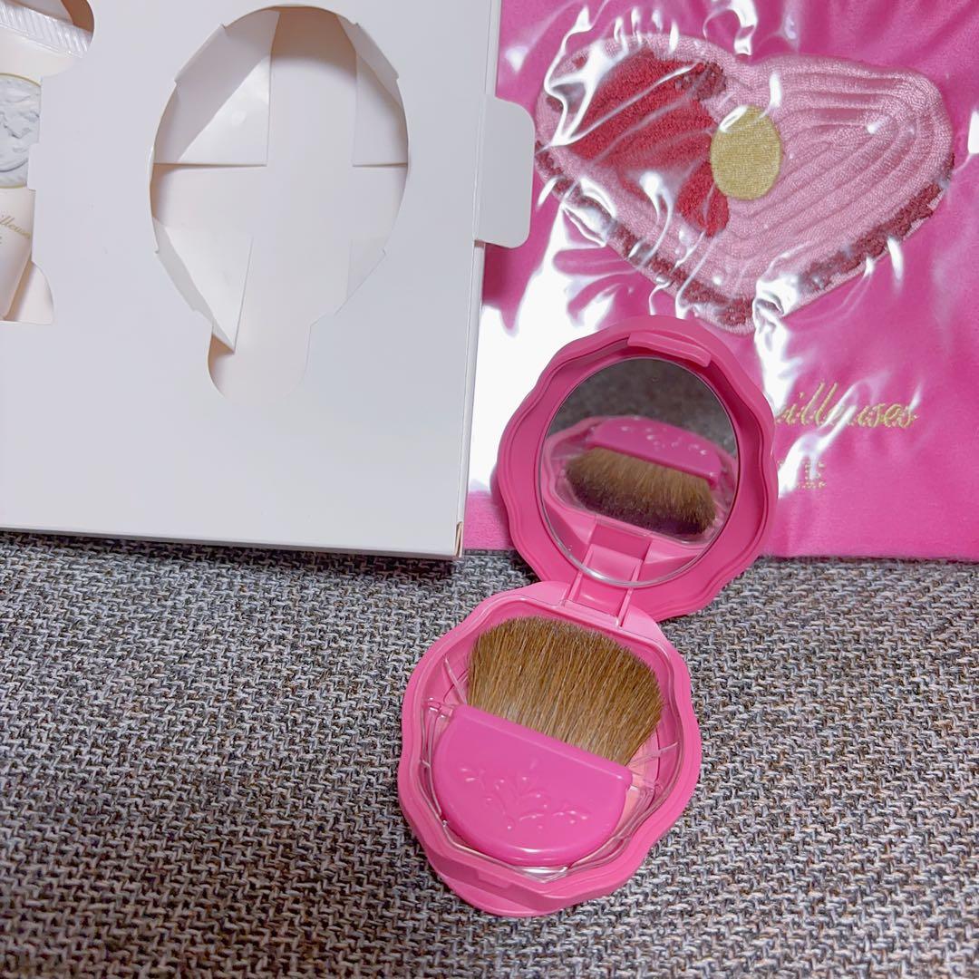 新品未使用　ラデュレ　プレストチークカラー N 111 刺繍ポーチ　限定セット