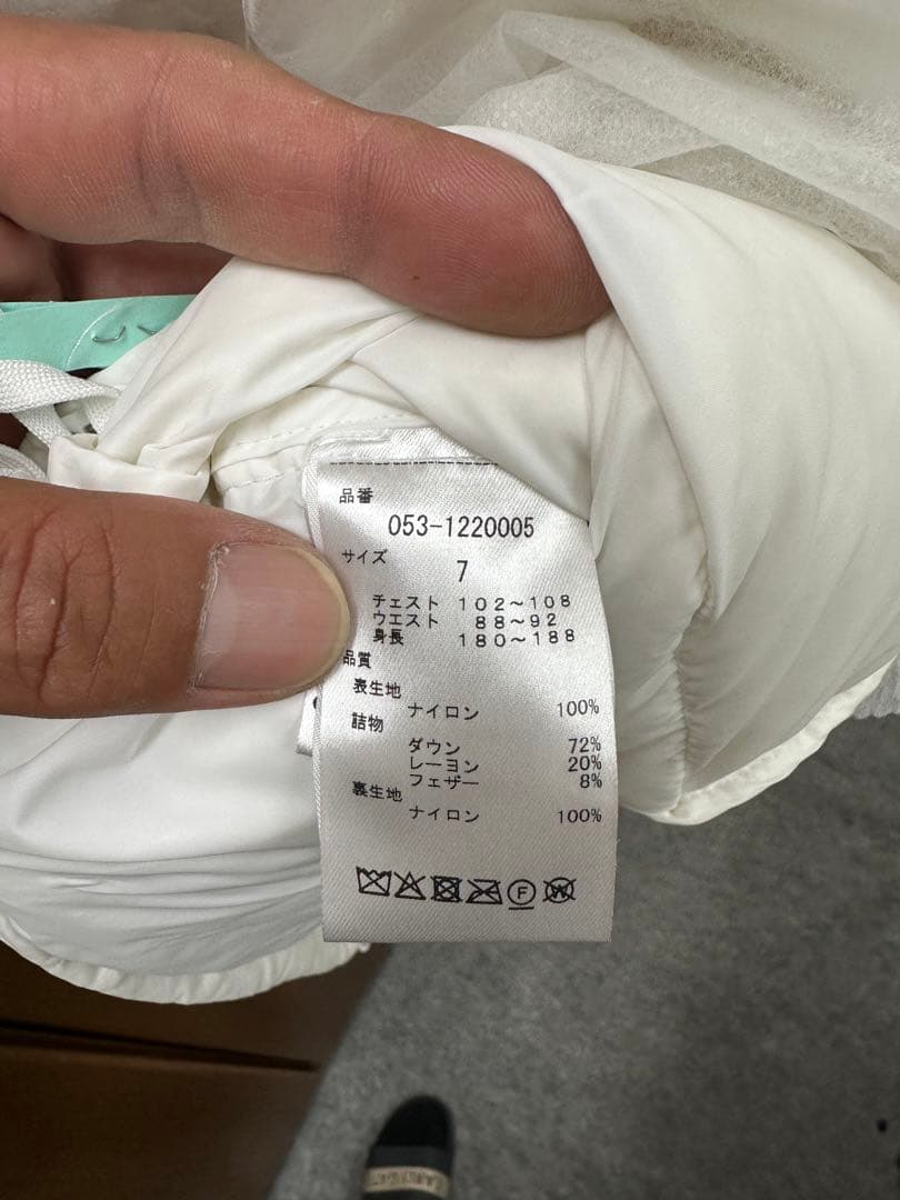 2021 冬　パーリーゲイツ　ダウンジャケット　サイズ7