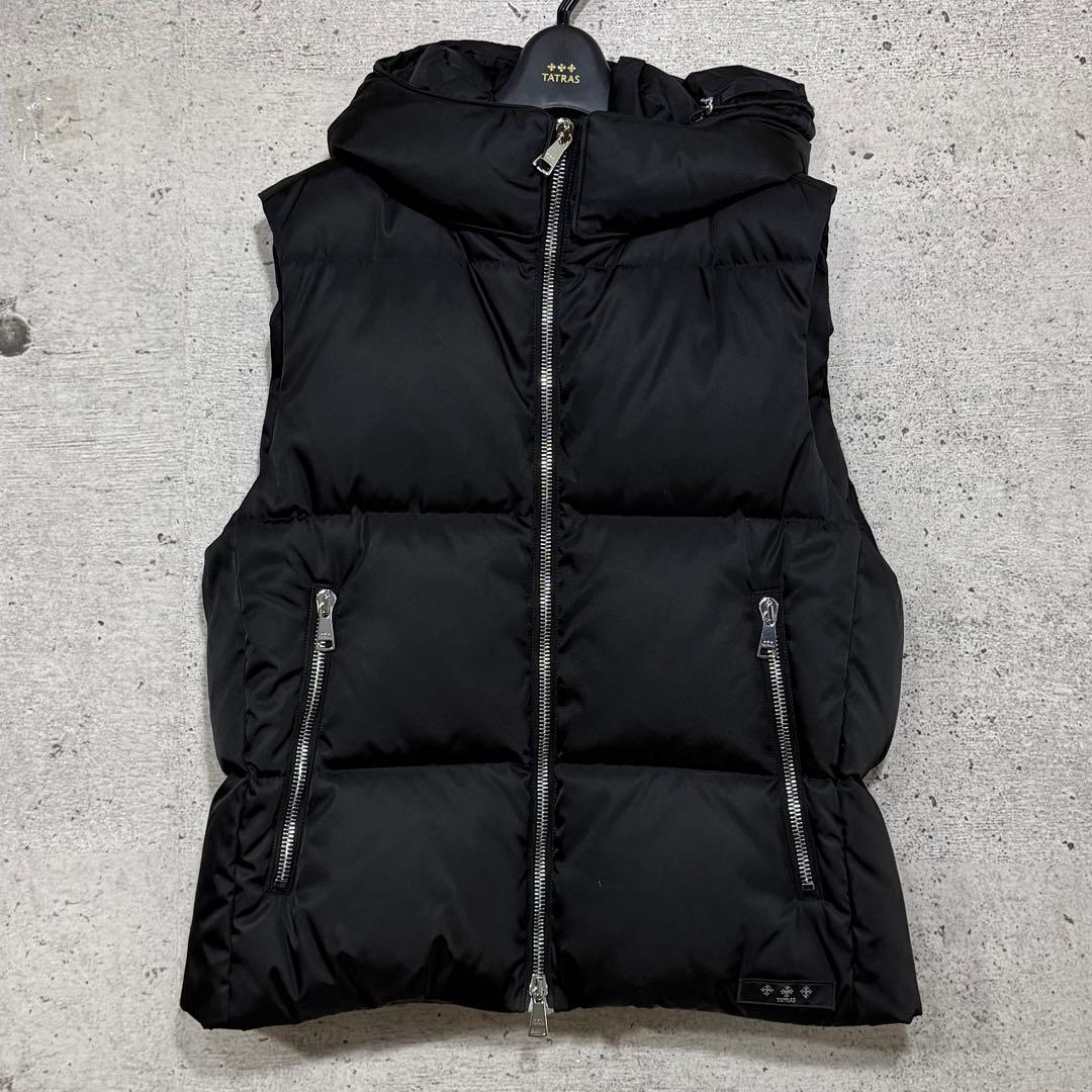 新品　TATRAS タトラス　ダウンベスト　ブラック　メンズ　MELKO 黒