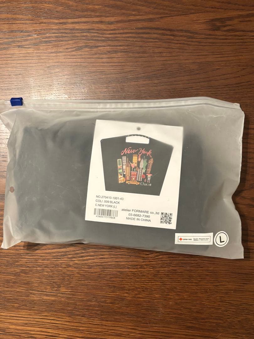 ボールアンドチェーン　チャコット　コラボ　ニューヨーク　L ブラック