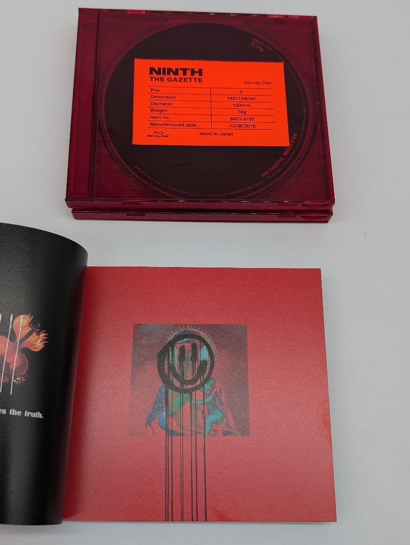 theGazettE ガゼットNINTH完全生産限定盤/直筆サイン付CD+BD
