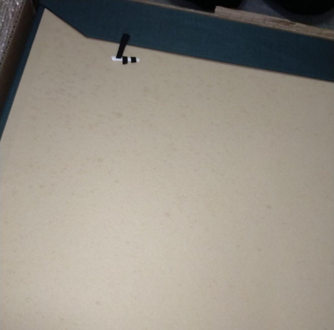 真作 新復刻画 東山魁夷 「 山雲湧く 」 版画 よごれあり ★626