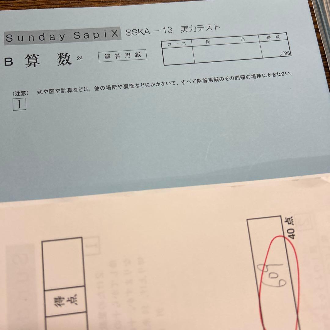 ㉒ひ　サピックス　SAPIX 希少SS 開成算数 実力テスト など