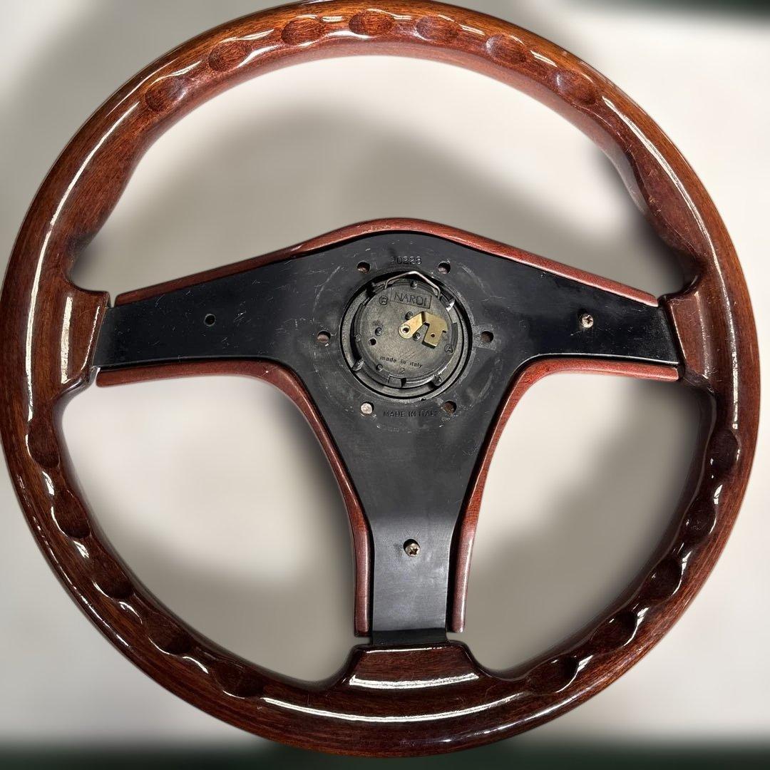 Nardi ND ウッド ステアリング 3本スポーク
