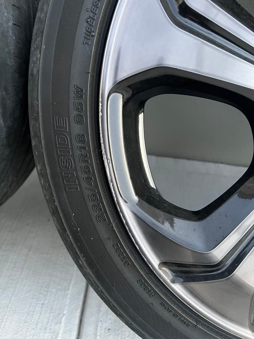 4本セット　ホンダ　ジェイド後期　18インチ　純正ホイール