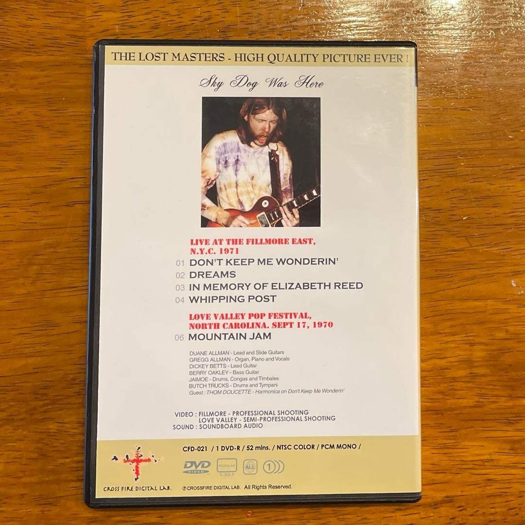 TheAllman Brothers Band フィルモア/ラブベリーフェス