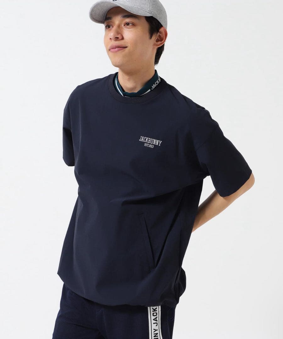 Jack Bunny!! 40Dナイロンタフタ半袖スニードジャケット　サイズ5