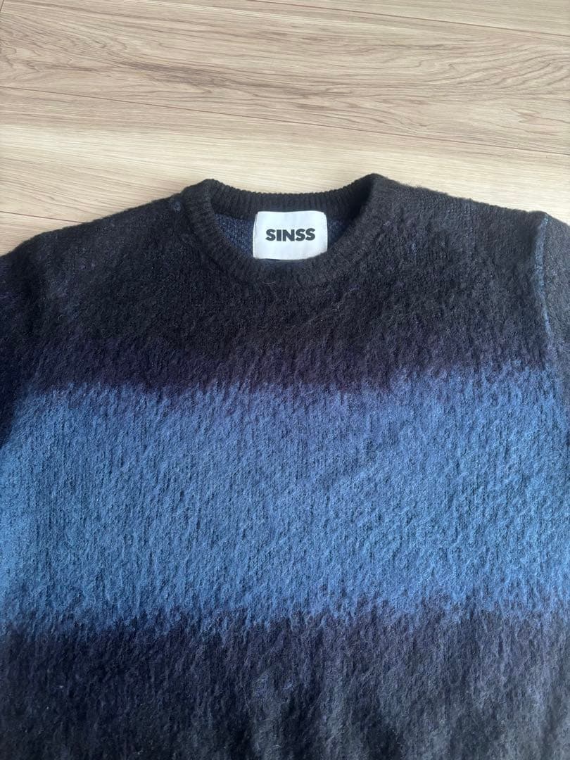 SINSS ウールブレンドグラデーションニット　M