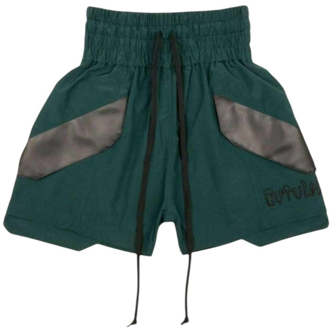 最安値　カタリスト　ヴィーガンレザーポケットショーツ　ハイライズクロッチ☆