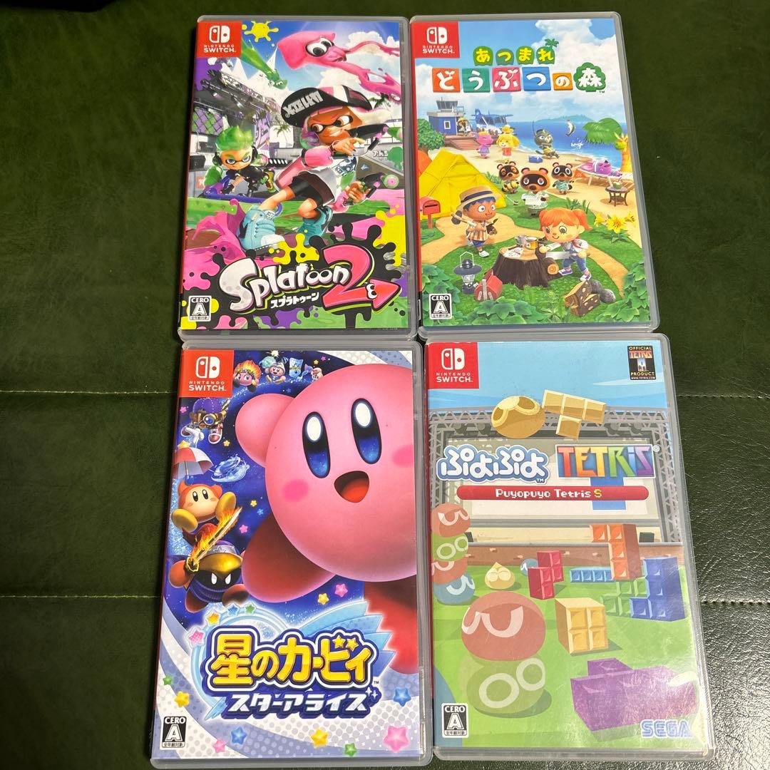 Nintendo Switch ソフトセット 4本　どうぶつの森　スプラトゥーン