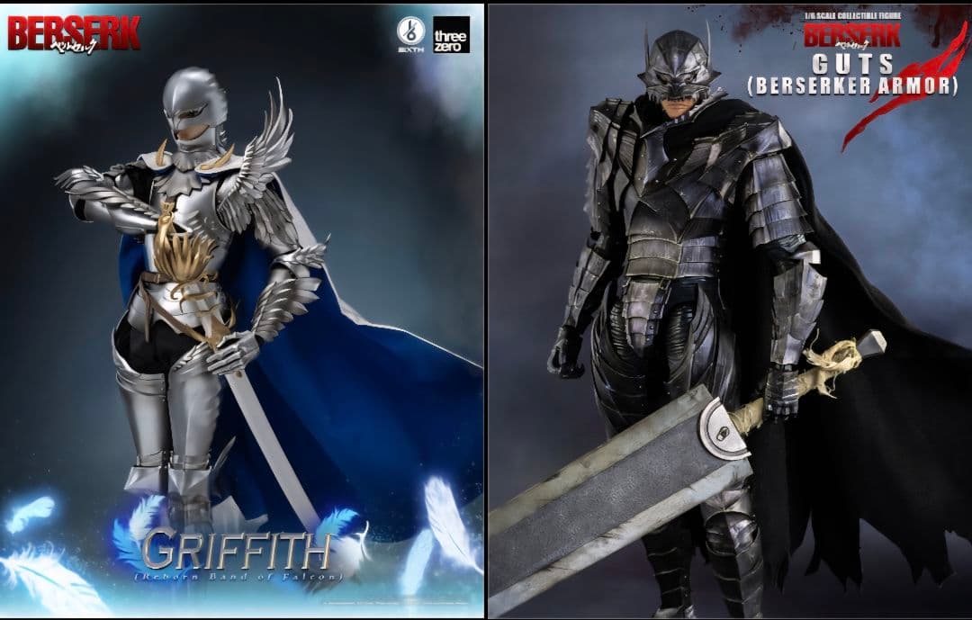 スリーゼロthreezeroベルセルク ガッツ(狂戦士の甲冑)新生鷹 グリフィス