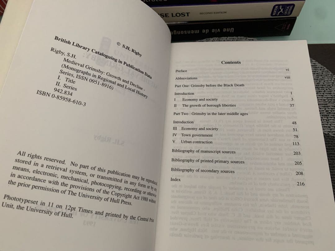 洋書 Medieval Grimsby: Growth & Decline