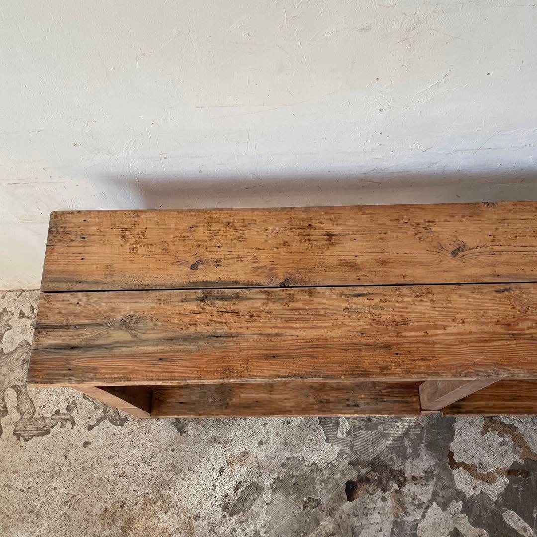 ビンテージ　キッチンカウンター　コンソール サイドボード　剥離