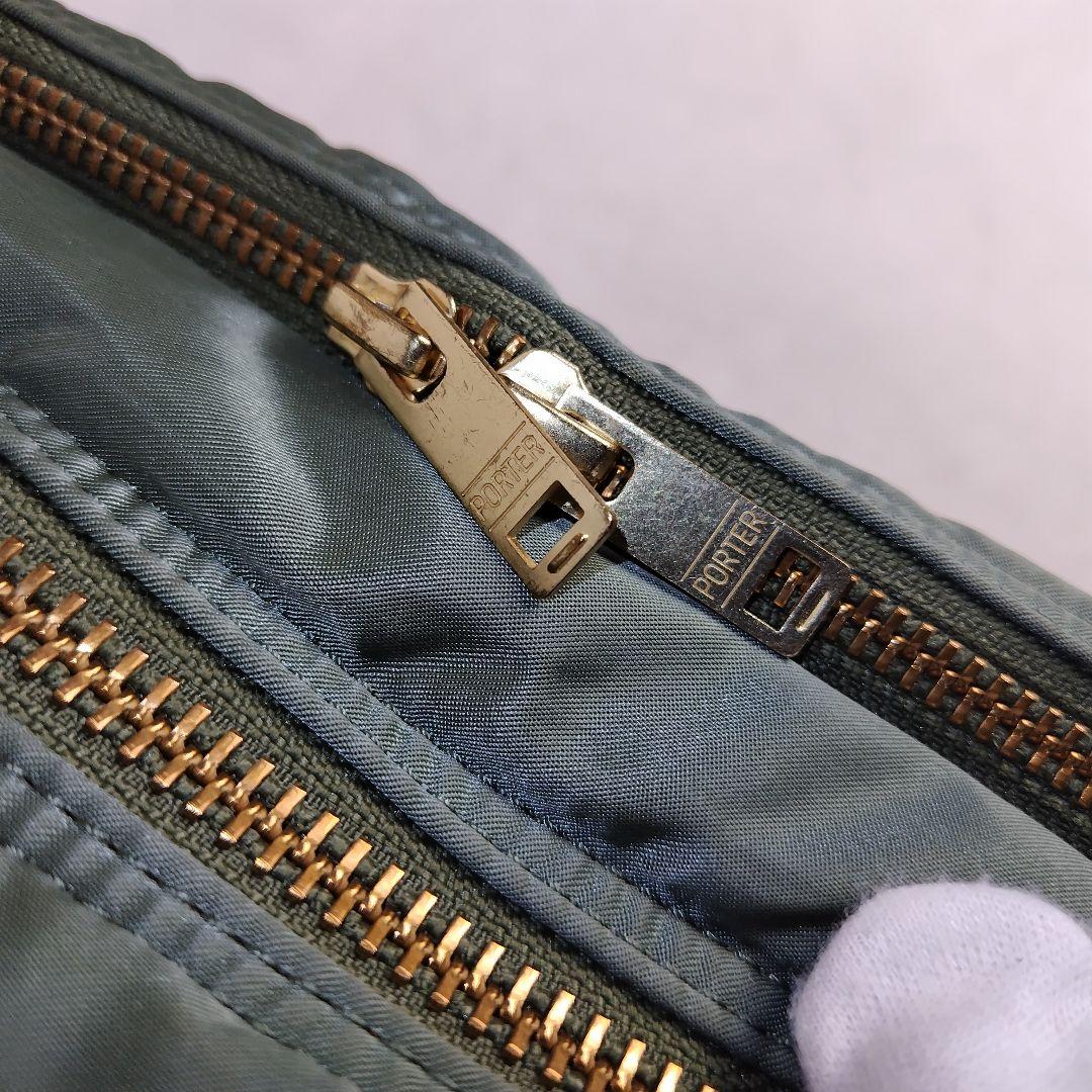 ✨極美品✨ 現行タグPORTER ショルダーバッグ　タンカーセージグリーン