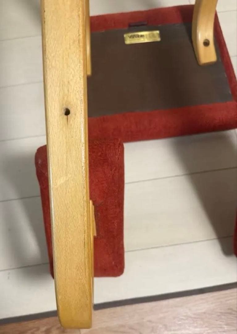 STOKKE　バリアブル バランスチェア　レッド　ストッケ