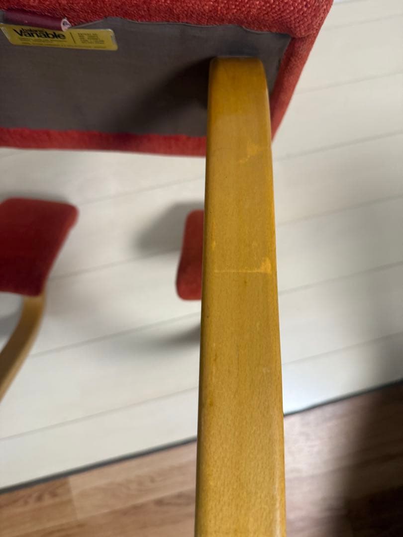 STOKKE　バリアブル バランスチェア　レッド　ストッケ