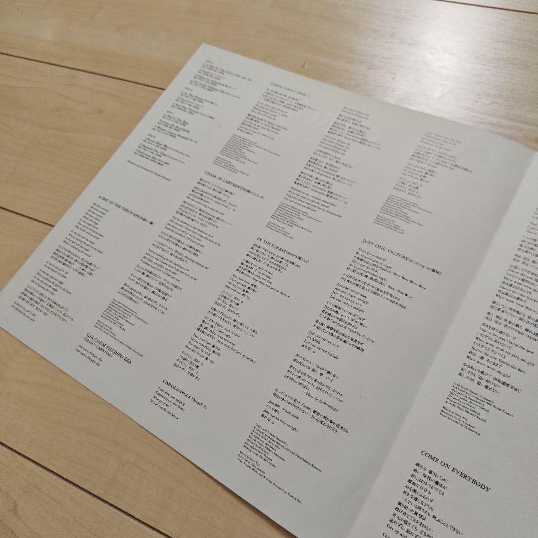 TM NETWORK　CAROL　LPレコード