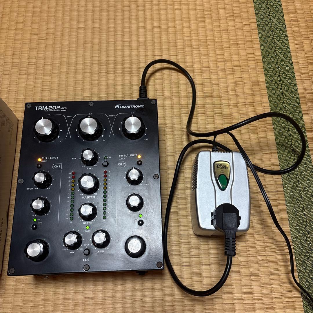 OMNITRONIC TRM-202 MK3 ロータリーミキサー