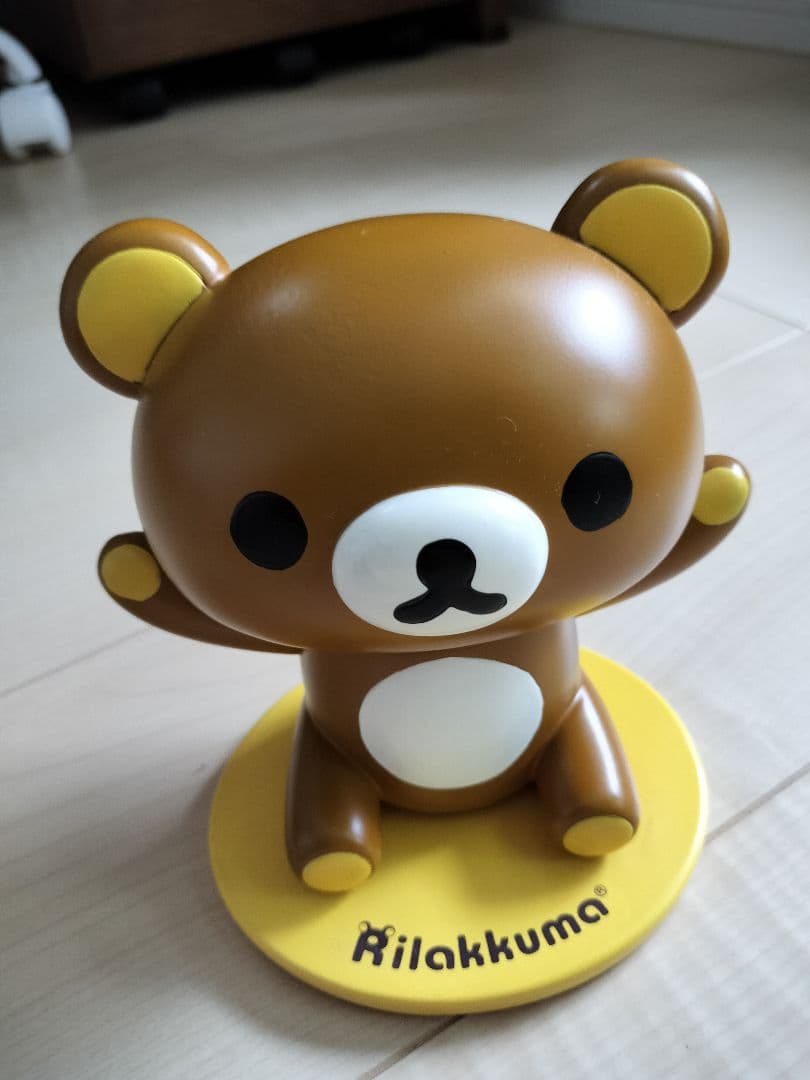 リラックマ メガネスタンド　ローソン　 ブラウン　小物置き　置物
