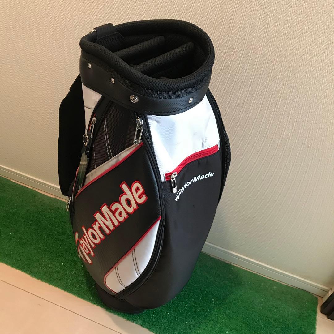 TaylorMade キャディバッグ 黒/白/赤