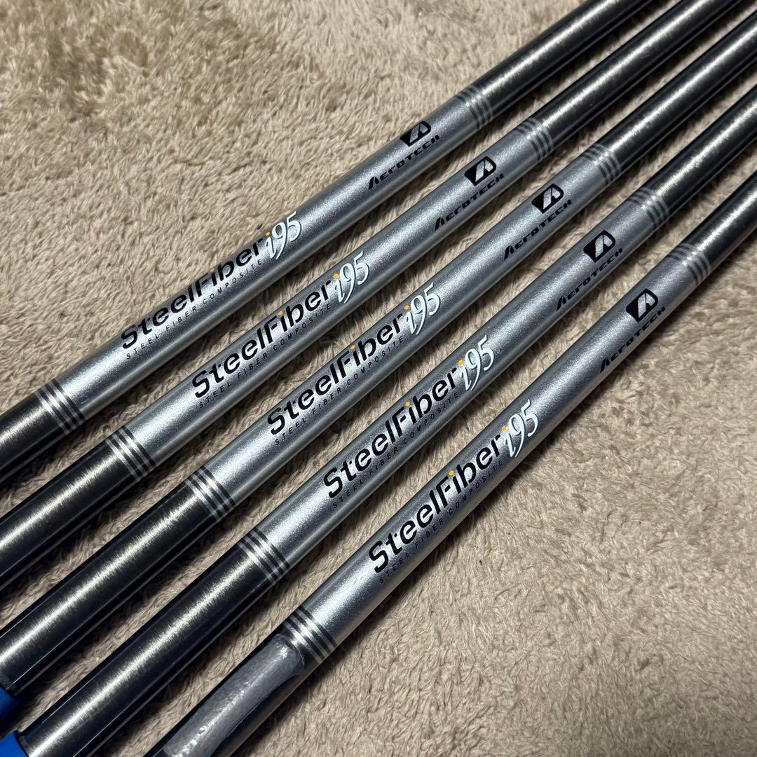 スチールファイバー i95 S 5本組 Sフレックス アイアン用シャフト