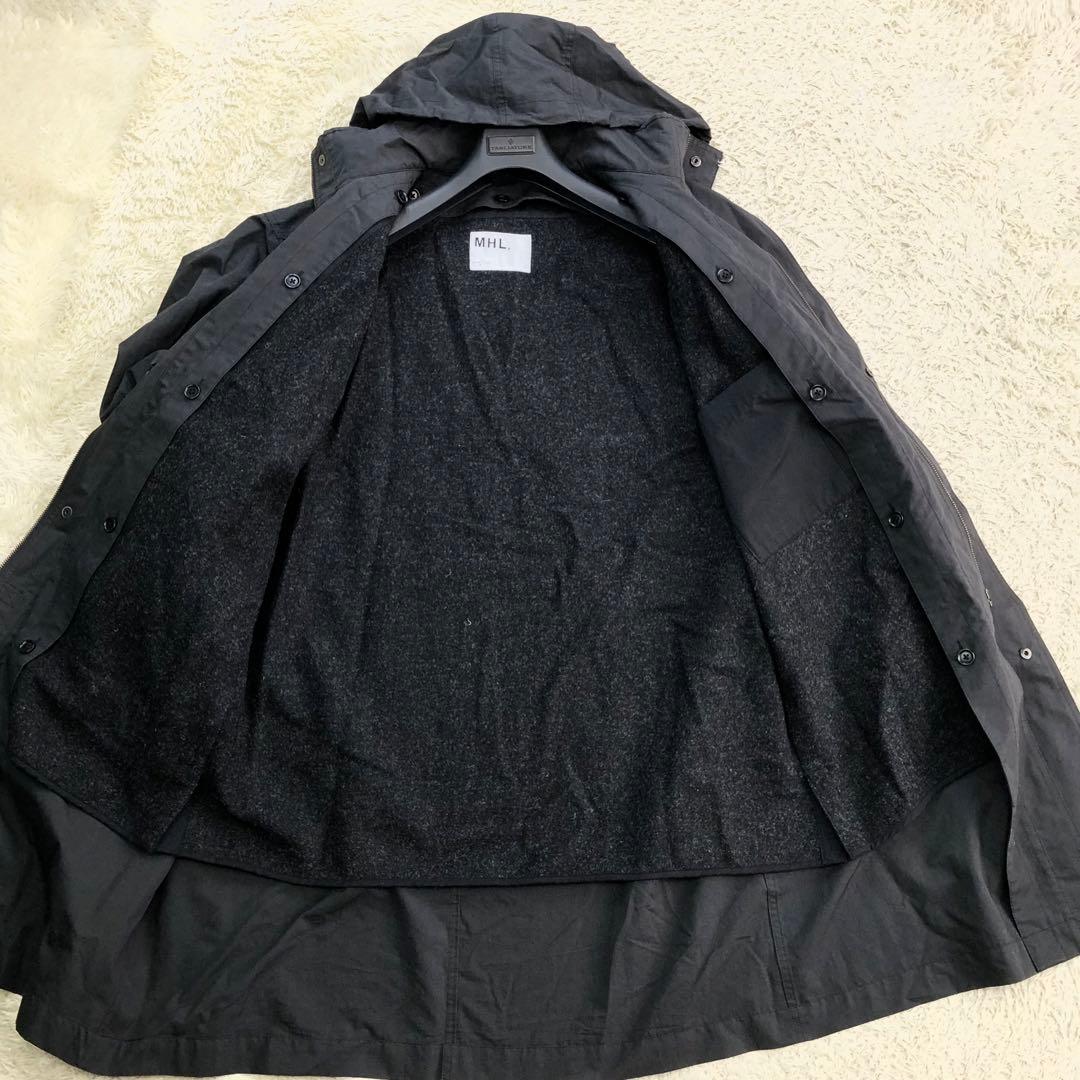 MHL モッズコート フード収納可 ライナー着脱可 Lサイズ ヴィンテージ加工