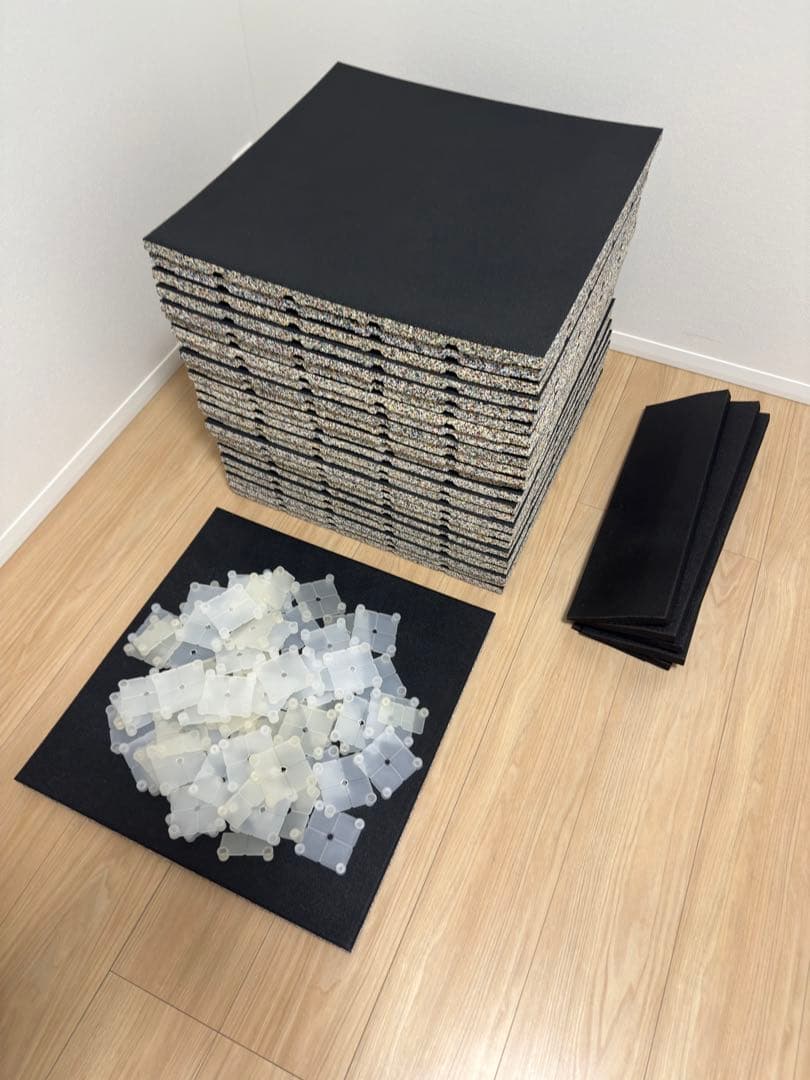 ジムマット　25枚セット　スロープ付き　インサイ　　ゴム　マット　トレーニング