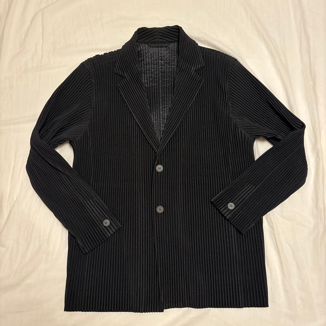 オムプリッセ　イッセイミヤケ BASICSテーラードジャケット