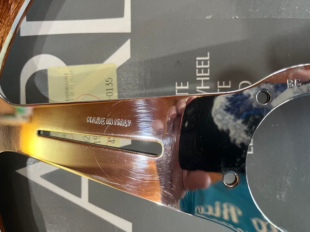 NARDI ナルディ　ステアリング　ウッド&ポリッシュ　380mm 38