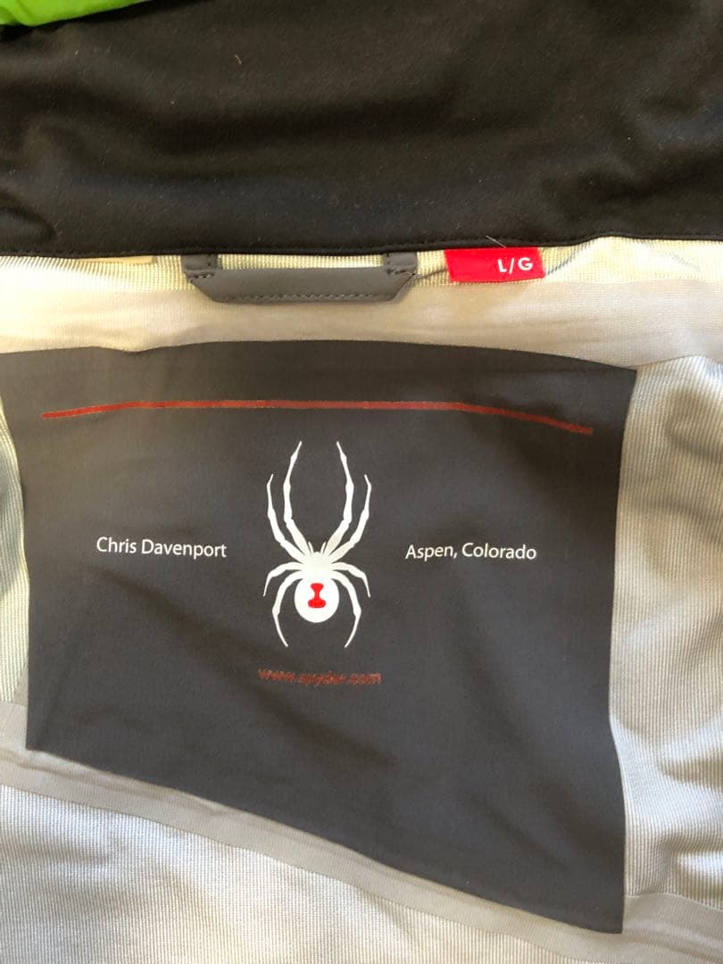 Spyder スキーウェア グレー/ライム