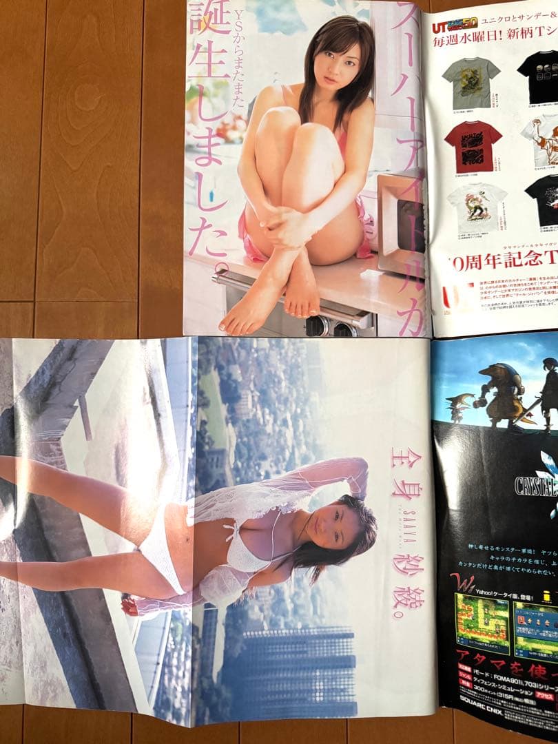 ヤングサンデー 2008年 レア 平成 グラビア アイドル　漫画 アニメ