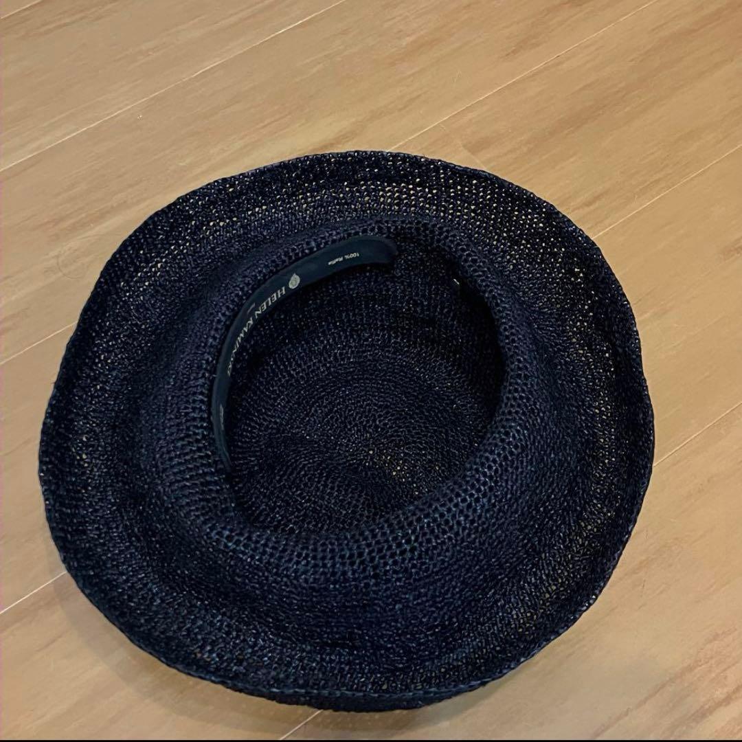 HELEN KAMINSKI ストローハット 麦わら帽子 ラフィア つばひろ 夏