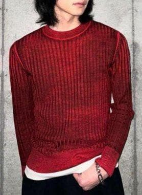 DIESEL 23AW 美品希少OURS着用モデル オールオーバープリントニット