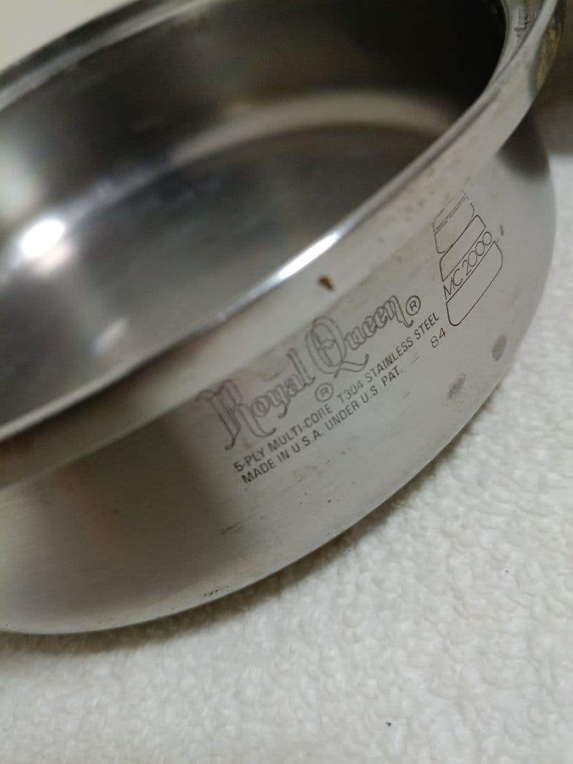  Queen ロイヤルクイーンステンレス両手鍋