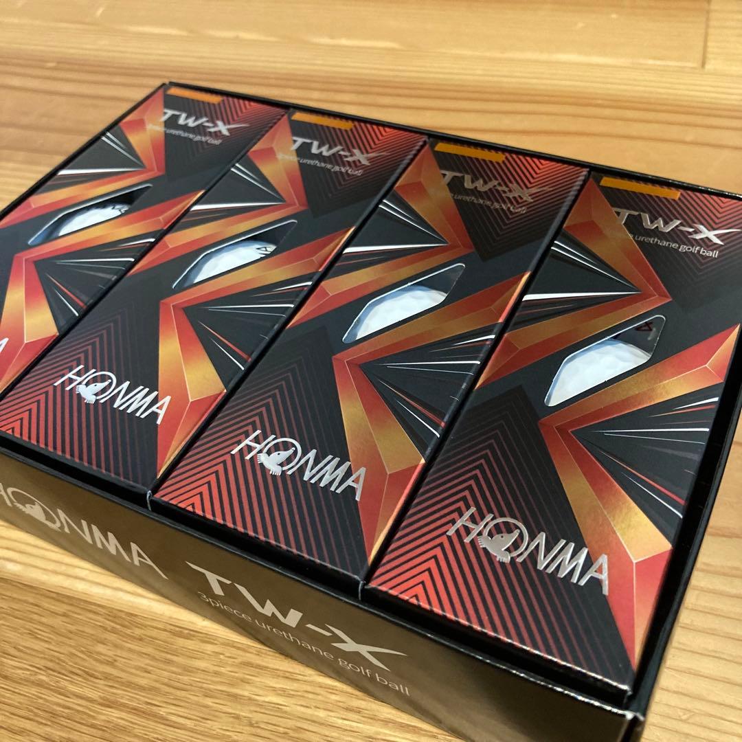 ホンマ　TW-X ツアーワールド ホワイト　5ダース　ゴルフボール