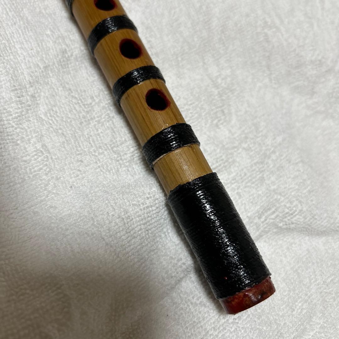 篠笛四本調子古典調お囃子用（篠竹35年乾燥させたもの）