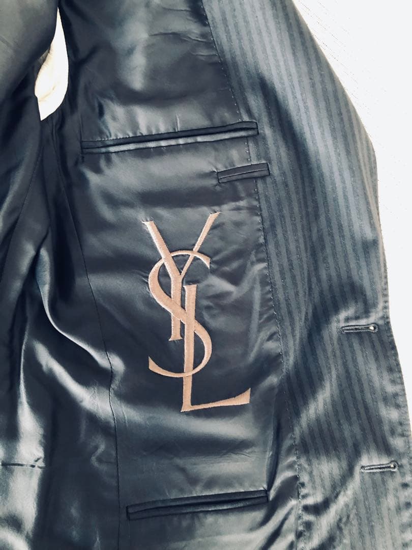 Yves Saint Laurent ストライプ ビジネスジャケット