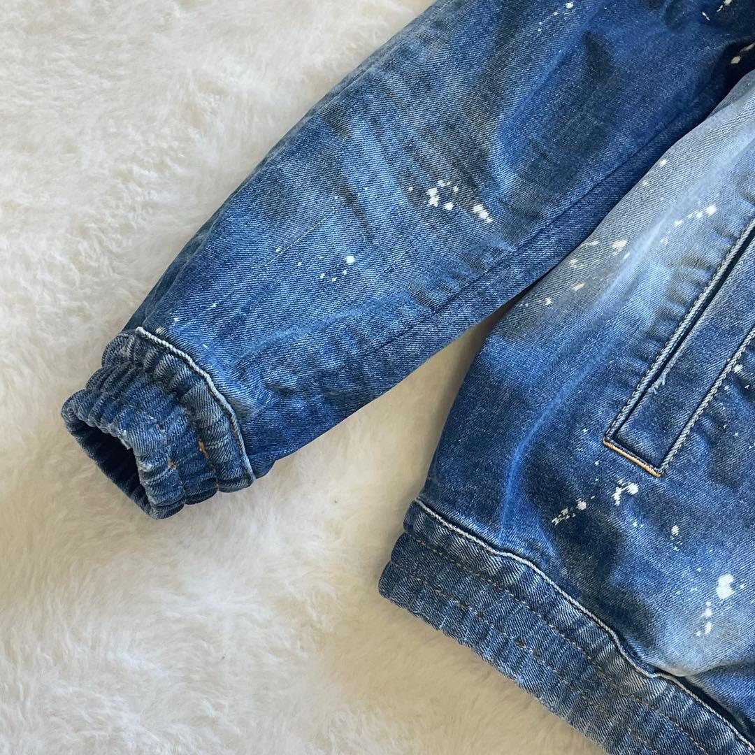 定価12万 22SS新作 DSQUARED2 デニムジャケット ペイント