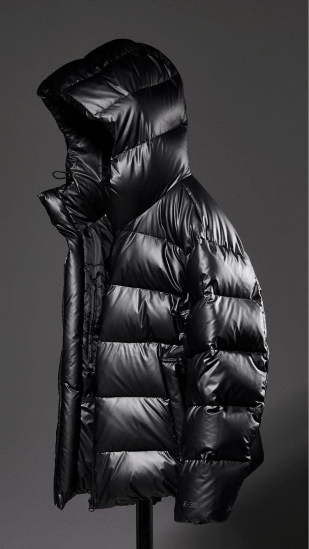 K-3B プレミアム ダウン ジャケット 黒 L-XL