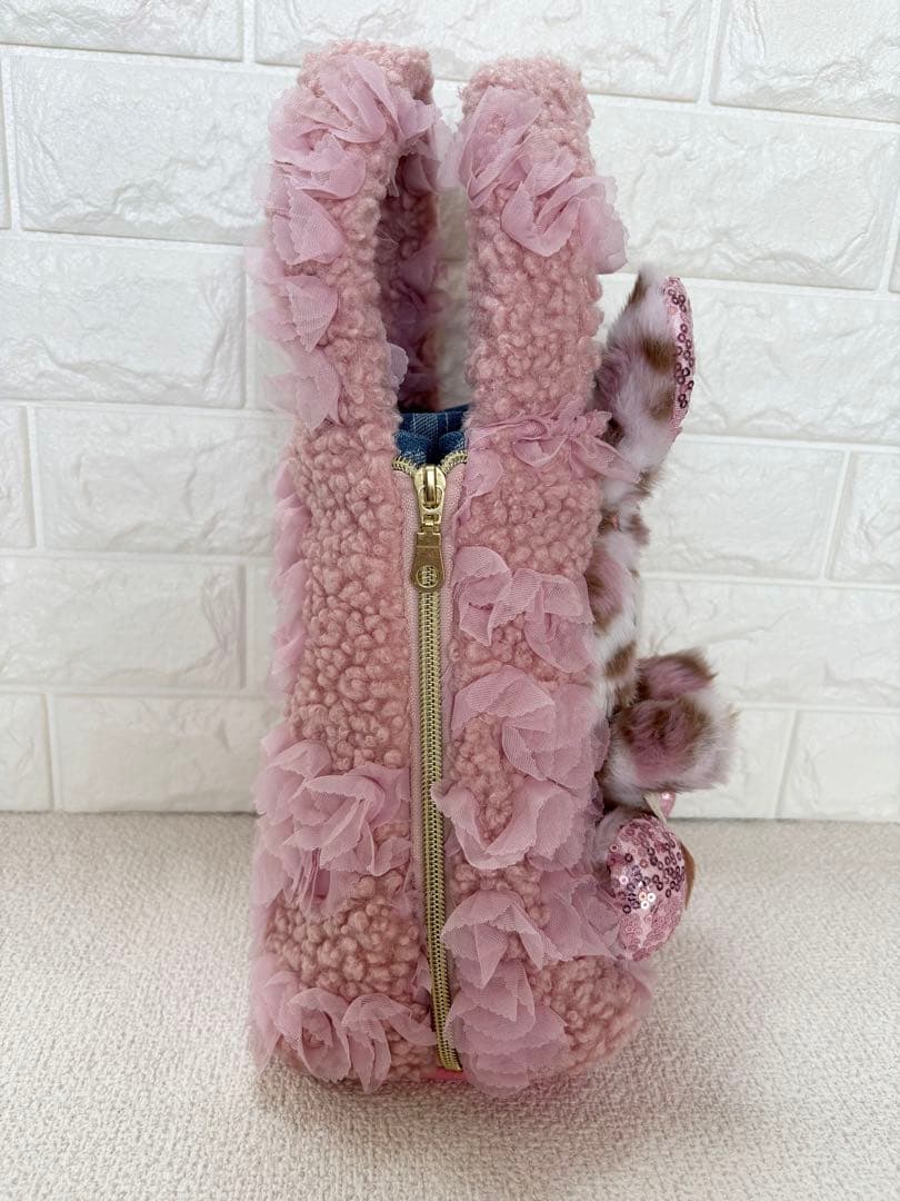 こ*り様 コヤンイサムチョン　サイドファスナーバッグ　ピンクボア　ルミちゃん　ヒ