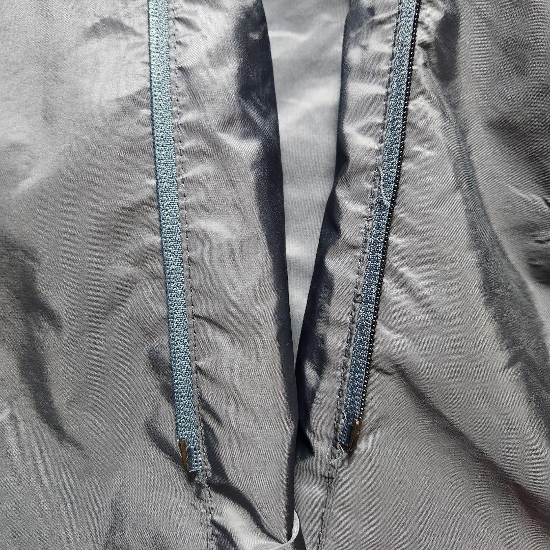 プラダ 現行タグ テーラードジャケット ナイロン ネイビー