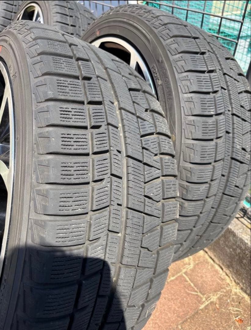 【中古】１７インチスタッドレスタイヤ ホイール４本セット（215/45R17）