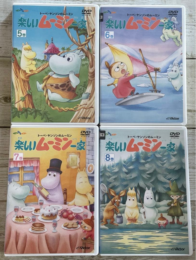 DVD 楽しいムーミン一家／ムーミン谷の彗星　レンタル　アニメ　まとめ売り