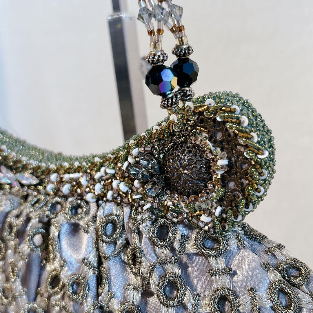 希少 新品タグ付き bagteria バグテリア ビーズ刺繍バッグ Y2K