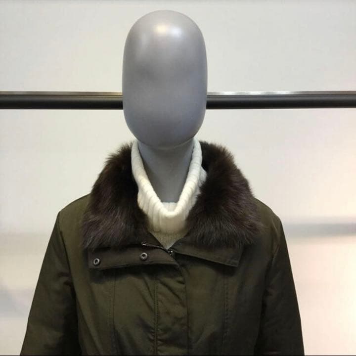 Theory ダウンコート カーキ