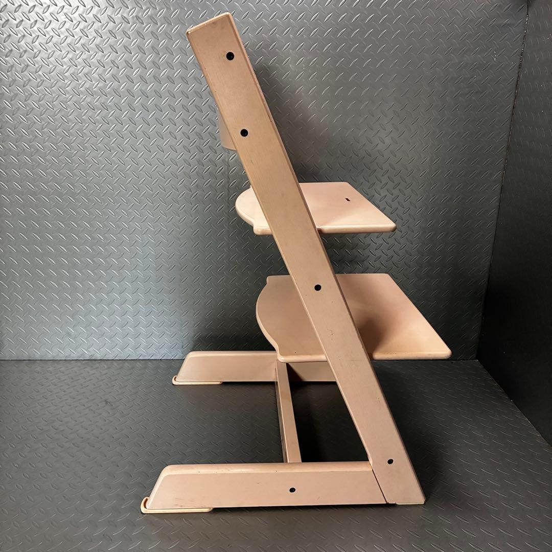 【美品】STOKKE トリップトラップ シリアル5 セレーヌピンク ハイチェア
