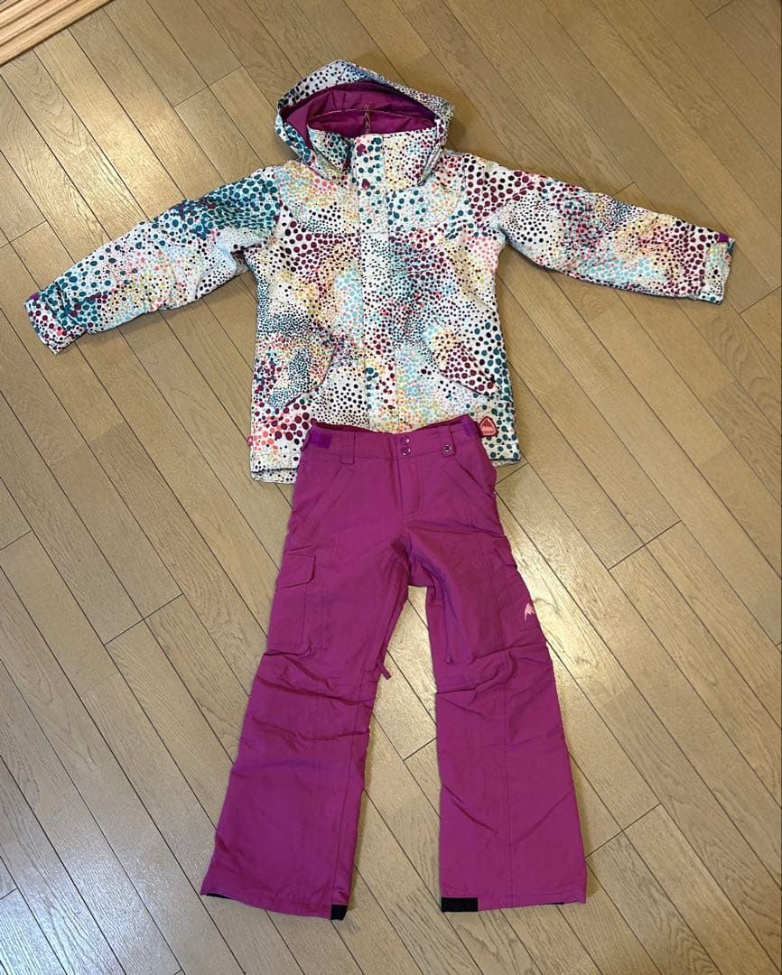 美品BURTON GIRLS ELODIE JAKET ＋ CARGO PANT