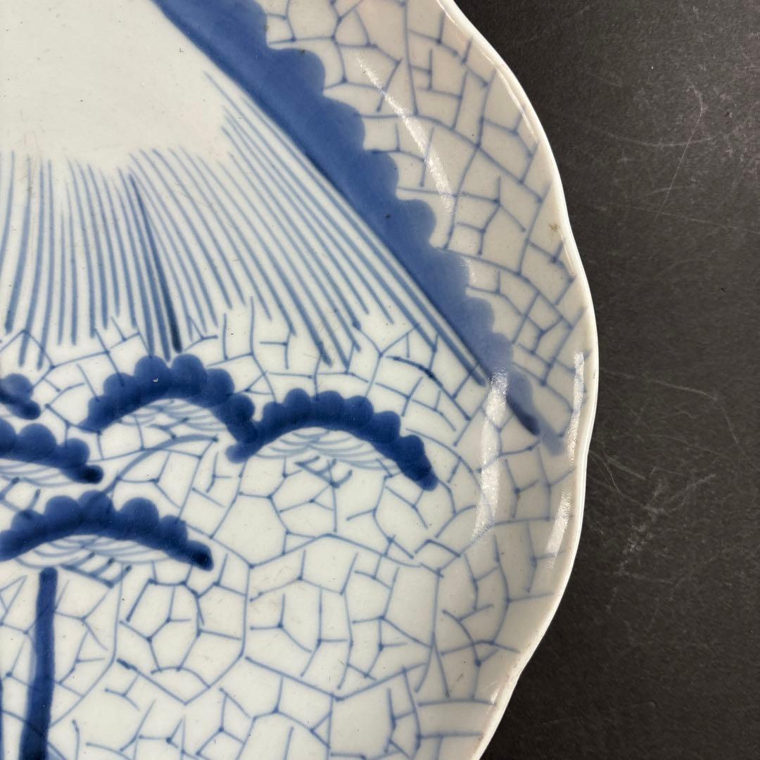 114 セール　富士山　染付　皿　伊万里　有田　九谷　鍋島